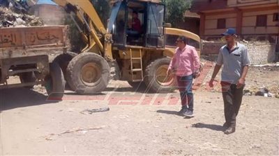 استمرار حملات النظافة والتجميل بمدينة فوه في كفر الشيخ