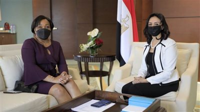 مايا مرسي تلتقي وزيرة المرأة بالجابون لاستعراض الجهود المصرية في تمكين المرأة