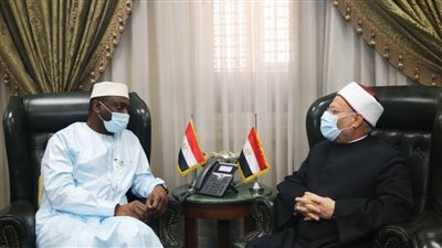 مفتي الجمهورية يستقبل أمين مجمع الفقه الإسلامي لبحث أوجه تعزيز التعاون الإفتائي