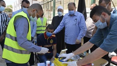 محافظ أسيوط يشهد انطلاق حملة للتبرع بالدم بمركز شباب ناصر