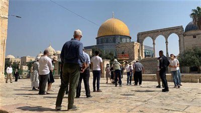 مستوطنون إسرائيليون يقتحمون المسجد الأقصى
