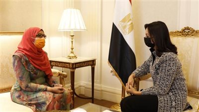 مايا مرسي تلتقي وزيرة المرأة بالمالديف للاستفادة من مصر في تمكين المرأة
