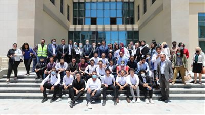 وزير التعليم العالي يتفقد جامعة العلمين الدولية