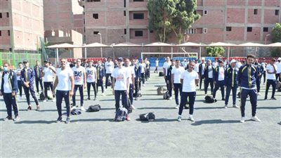 بدء معسكر كلية التربية الرياضية بجامعة سوهاج لخدمة وتنمية المجتمع