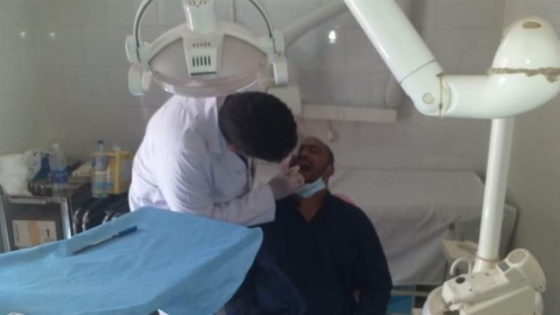 القافلة الطبية أثناء