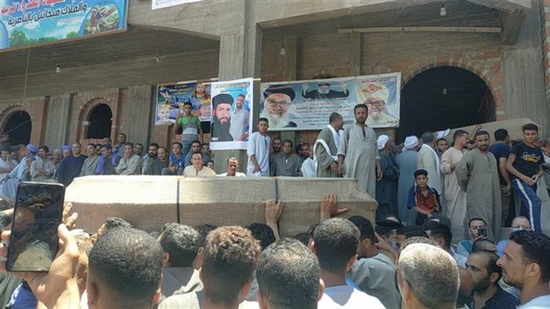 جنازة شباب قبرص ببني