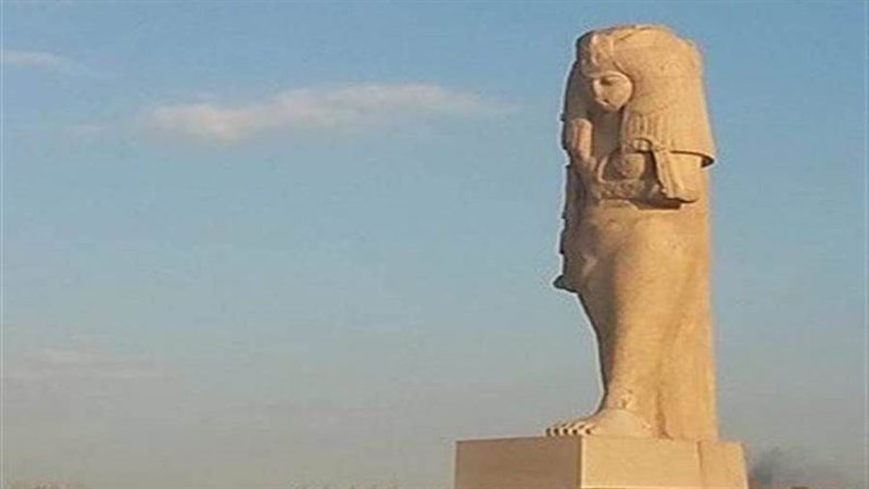 تمثال أثريفي تل بسطة