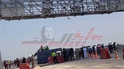 إصابة شخصين في حادث تصادم بالطريق الحر بطوخ