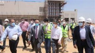 وزير النقل والسفير الصيني يتفقدان مشروع القطار الكهربائي الخفيف السلام ـ العاصمة الإدارية الجديدة