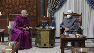شيخ الأزهر يستقبل وفد الكنيسة الأسقفية الإنجليكانية للتهنئة بعيد الأضحى المبارك