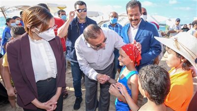 محافظ الإسكندرية يستقبل عددًا من أطفال مستشفى سرطان الأطفال 57357