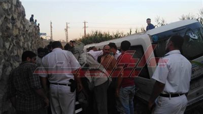 إصابة 16 عاملًا في انقلاب سيارة بـ”المنوفية“ 
