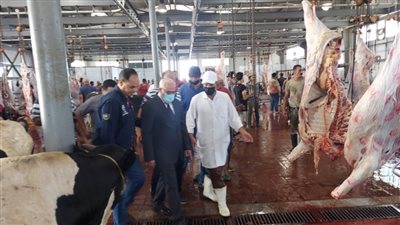 محافظ بورسعيد يتفقد المجزر لمتابعة استعدادات أعمال الذبح خلال عيد الأضحى المبارك