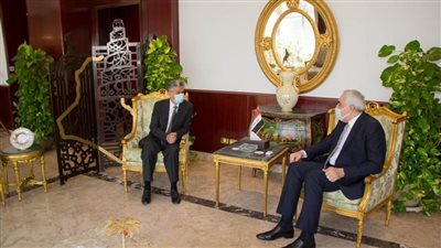 السفير العراقي في مصر يقدم التهئنة لمندوب السعودية الجديد بجامعة الدول العربية