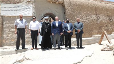 محافظ بني سويف يزور دير السيدة العذراء ويُشيد بقيمته الدينية والأثرية 