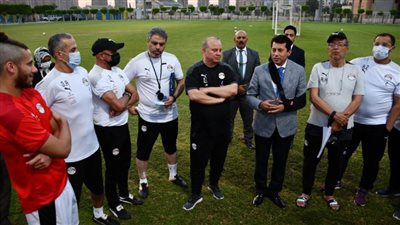 قبل سفره إلى طوكيو.. صبحي يشهد تدريب المنتخب الأولمبي لكرة القدم