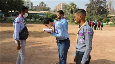 انطلاق المعسكر الكشفي لإعداد قيادات شباب الجامعات بحلوان