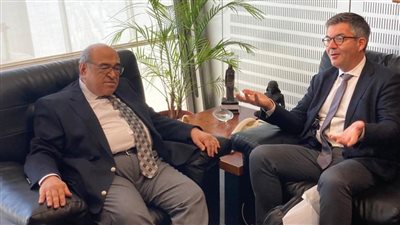 مدير مكتبة الإسكندرية يستقبل مدير المعهد الفرنسي للآثار الشرقية الجديد