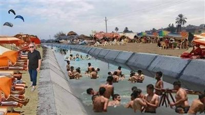 عاجل| الترع بعد التبطين.. مصايف شعبية (صور)