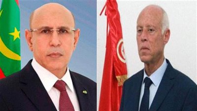 الرئيس التونسي يجري اتصالاً هاتفيًا مع نظيره الموريتاني