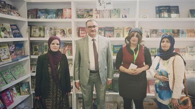 وفد من جامعة الدول العربية يزور جناح 