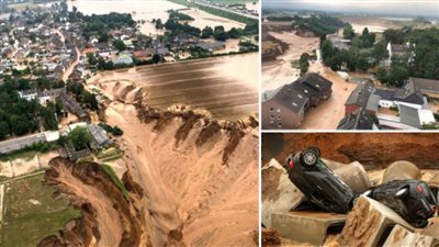 عاجل| انفجار نهر ارفت وانهيار سد المحجر.. وعدد القتلي 117شخصاً