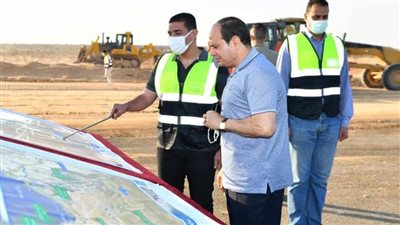 عاجل| السيسي يتفقد صباح اليوم مشروعات تطوير شبكة محاور وطرق الساحل الشمالي