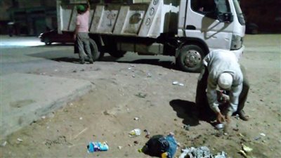 حملات نظافة مكبرة بمدينة بيلا في كفر الشيخ