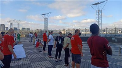 شاهد.. البعثة المصرية تؤدي صلاة العيد بالقرية الأولمبية