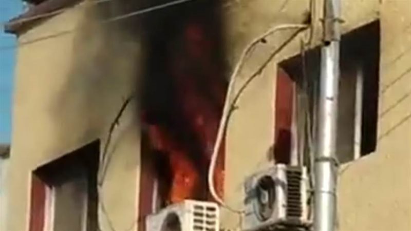 حريق المبنى