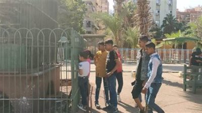 في ثاني أيام عيد الأضحى: حديقة الحيوان بالزقازيق تشهد إقبلا من الزائرين