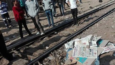 تكثيف أمني لكشف هوية مجهول صدمه قطار بالخانكة