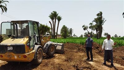 تنفيذ 10 حالات إزالة لتعديات على أراضي زراعية بأسيوط