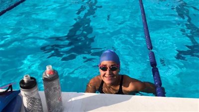 شاهد.. بسملة السلاموني تبدأ تدريباتها بالقرية الأولمبية 