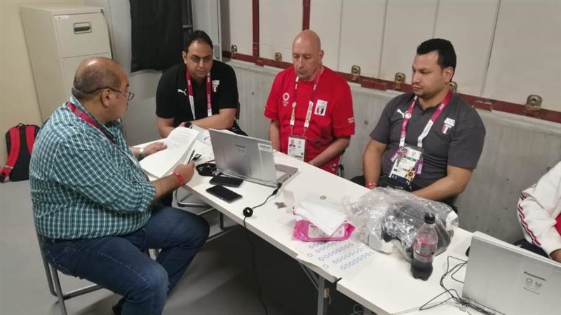 إداريين البعثة المصرية