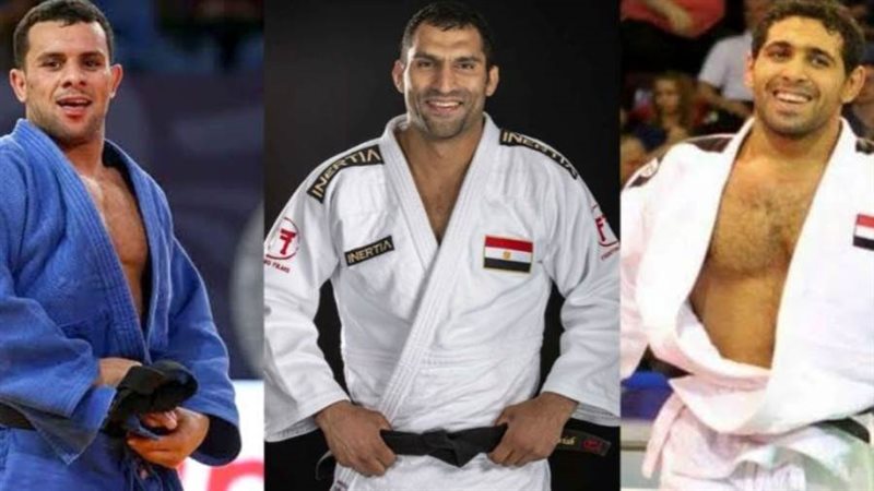 لاعبى منتخب مصر للجودو