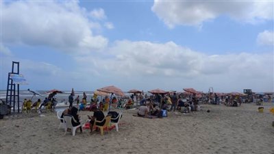 إقبال كبير على مصيف بلطيم في رابع أيام عيد الأضحى