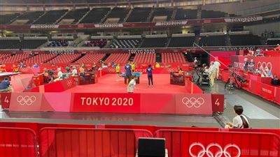 دينا مشرف وعمر عصر يودعان منافسات زوجي المختلط