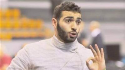 زياد السيسي يتأهل لدور الـ16 من منافسات فردي سلاح السابر