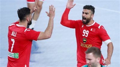 يد البحرين تخسر من السويد 32/31