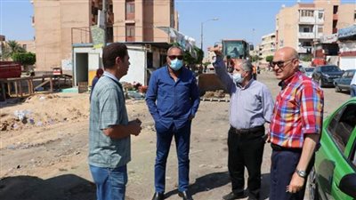 رئيس جهاز مدينة السادات يقود حملة لإزالة الإشغالات 