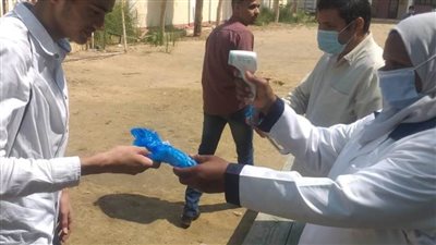 انتظام  سير امتحانات الثانوية العامة ببني سويف