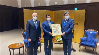 طوكيو 2020.. صبحي يبحث التعاون الرياضي مع نظيره الياباني