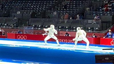 علاء أبو القاسم يتأهل إلى ربع نهائي منافسات سلاح الشيش