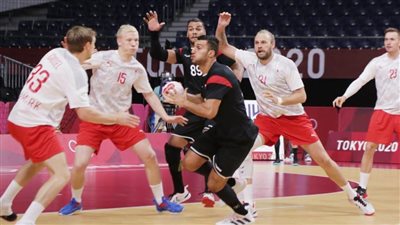 منتخب كرة اليد يخسر من الدنمارك 32-27 في ثاني مواجهات المجموعة بالدور الأول