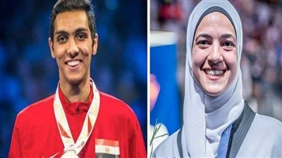 تعرف علي مشوار ثنائي التايكوندو المصري قبل المنافسة علي البرونزية