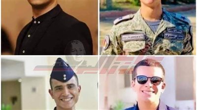 تشييع جنازة 3 طيارين ومهندس بمسقط رأسهم بشبين القناطر فى حادث العلمين