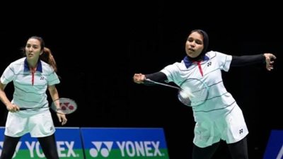 كلاكيت ثالث مرة.. خسارة زوجي سيدات الريشة الطائرة أمام هولندا