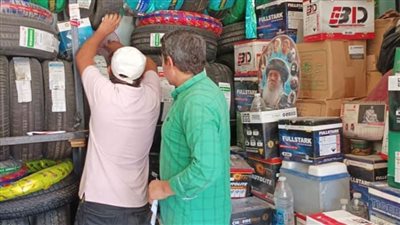 حماية المستهلك بسوهاج تضبط قطع غيار سيارات مجهولة المصدر