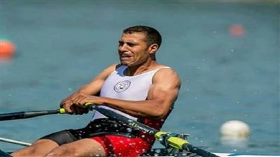 عبدالخالق البنا لاعب منتخب التجديف ينافس على المراكز من 13 حتى 18 بالأولمبياد